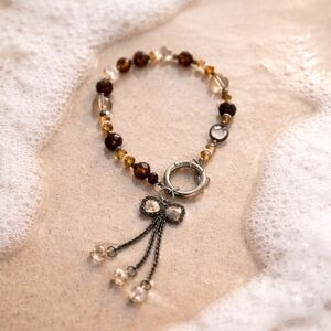 Elegant Beaded Phone Bracelet